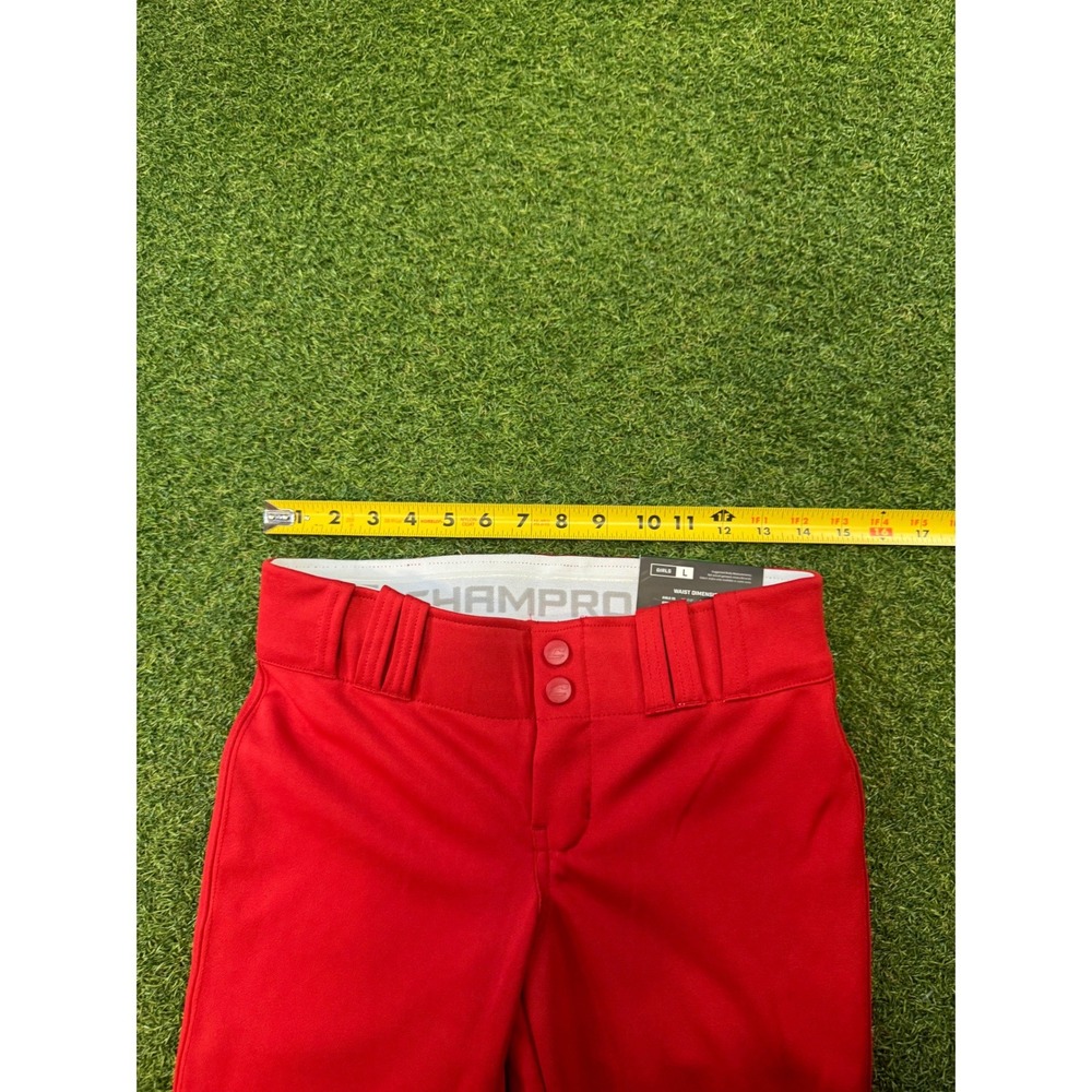 Champro Girls Large Red Fastpitch Softball Pants‎ Knicker Style BP11 Scarlet NEW - Picture 6 of 8